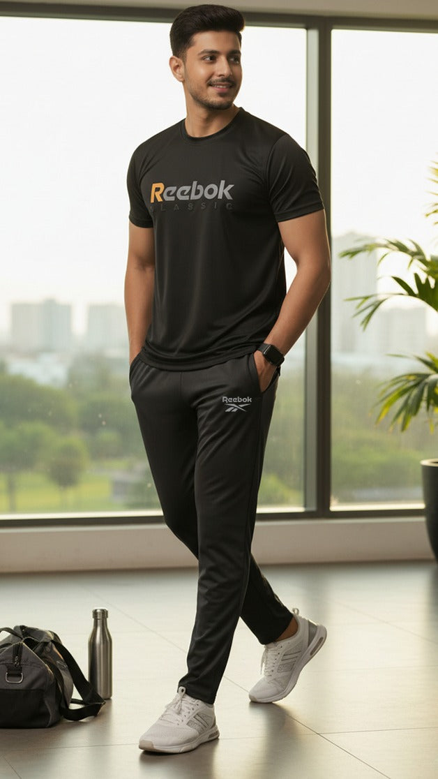 Men Summer Tracksuit With *Embossed Reflector Printed*