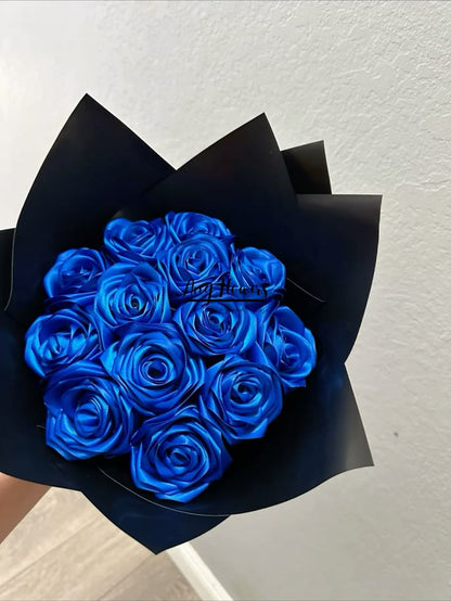 Royal Blue Rose Bouquet ✨💙