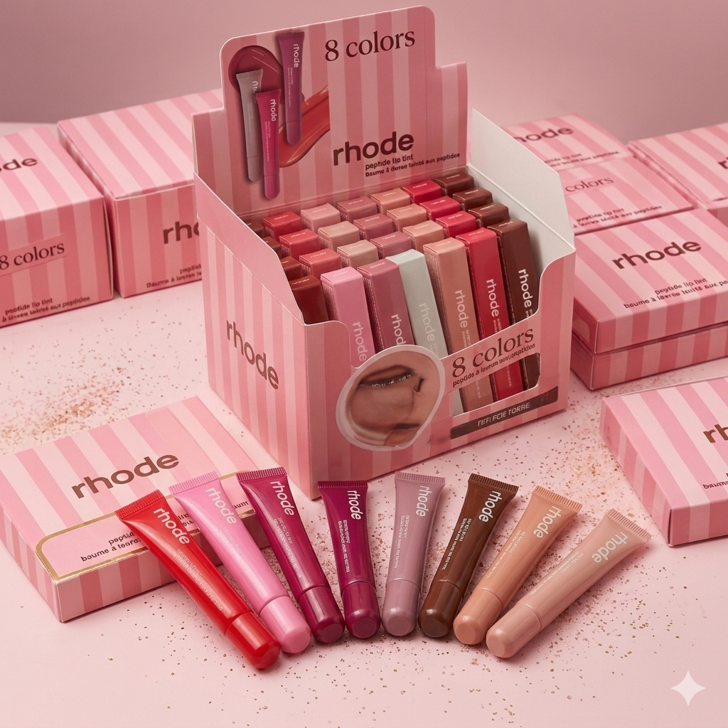 RhOde Inspired Lip Gloss Set – 8 Stunning Colors 💄✨