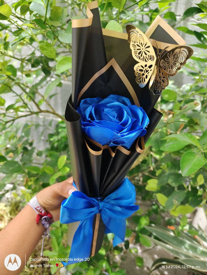 Royal Blue Rose Bouquet ✨💙