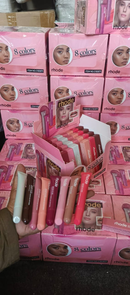 RhOde Inspired Lip Gloss Set – 8 Stunning Colors 💄✨