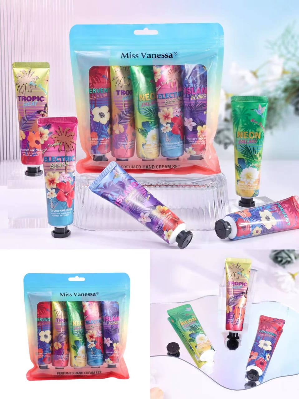 Miss Vanessa hand cream pack of 5 moisturizing and nourishing care”