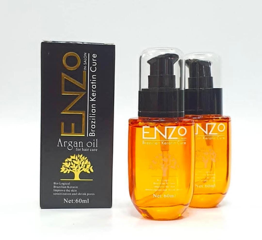 Enzo Hair Oil Serum for silky, shiny, and frizz-free hair