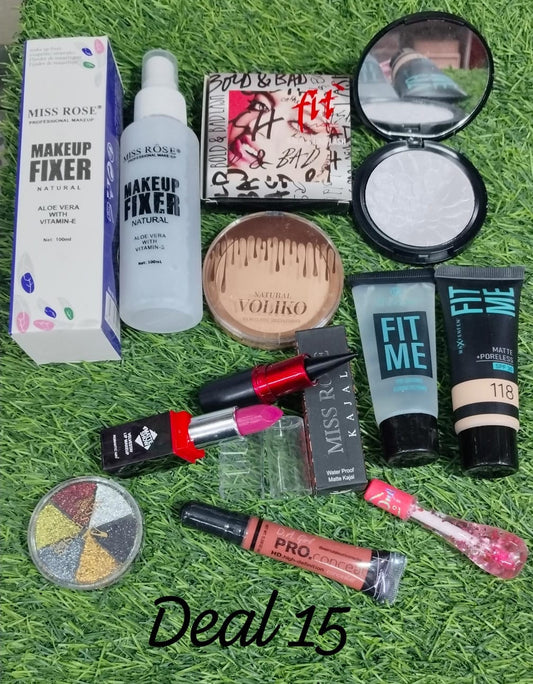 Deal 33 Complete Glam Makeup Kit with eyeshadow, foundation & lipstick”