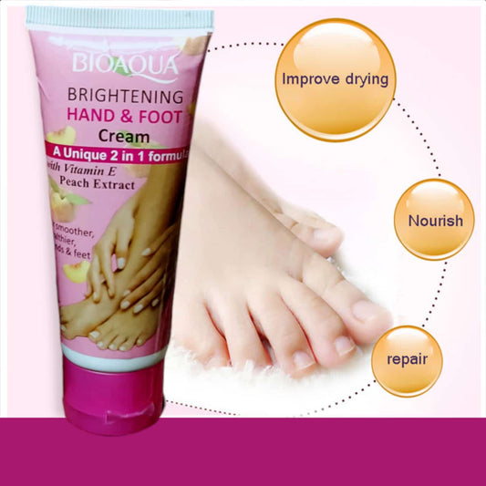 “Bio Aqua hand and foot cream nourishing and softening formula”