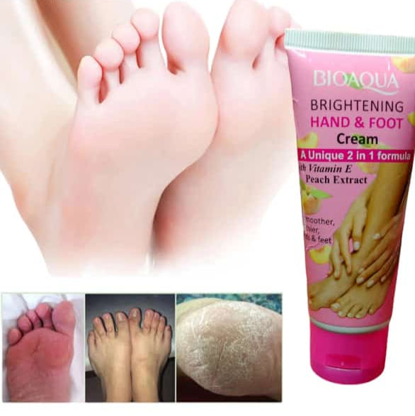 “Bio Aqua hand and foot cream nourishing and softening formula”