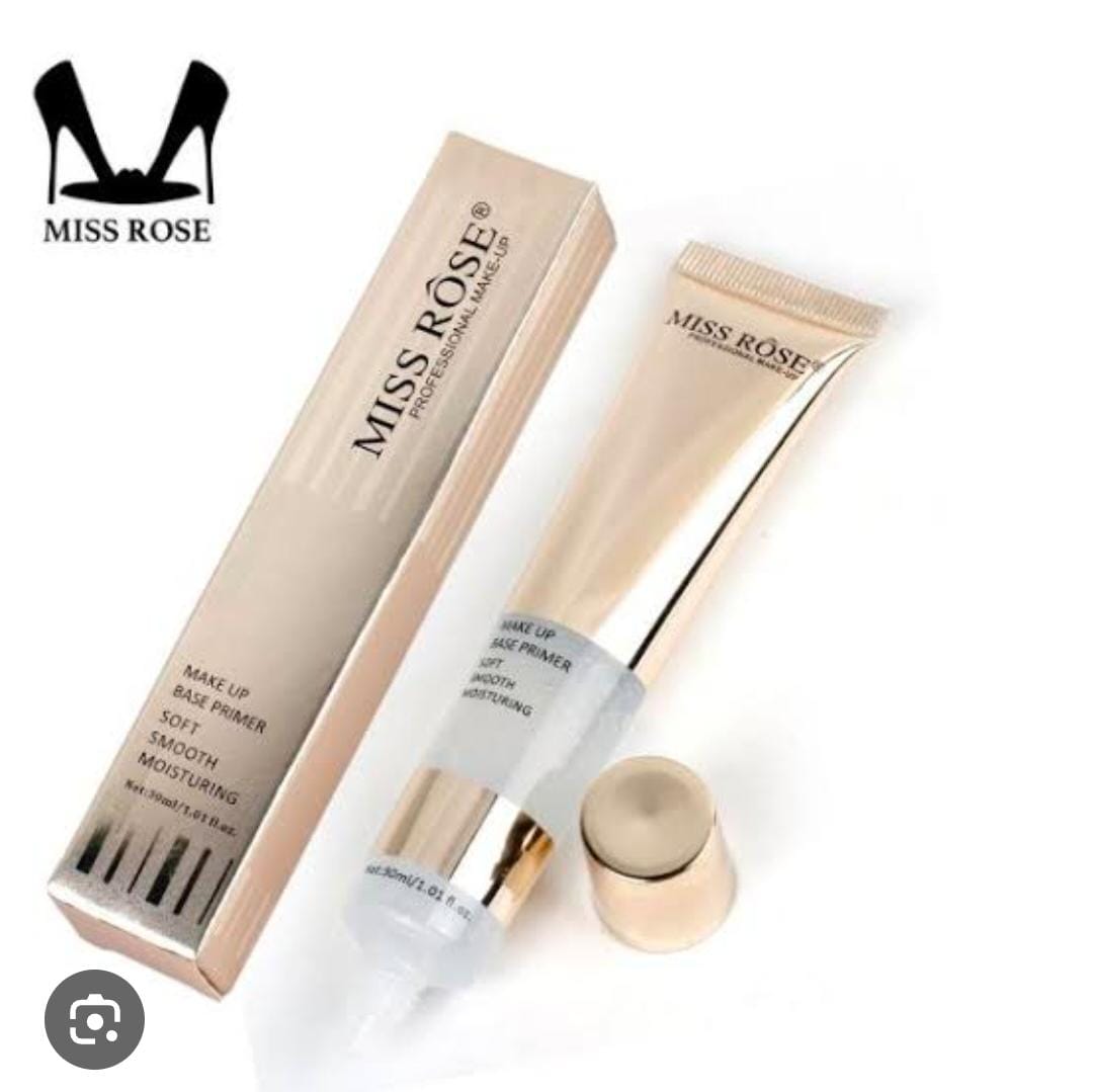 “MISS ROSE Original face primer bottle – long-lasting smooth makeup base”