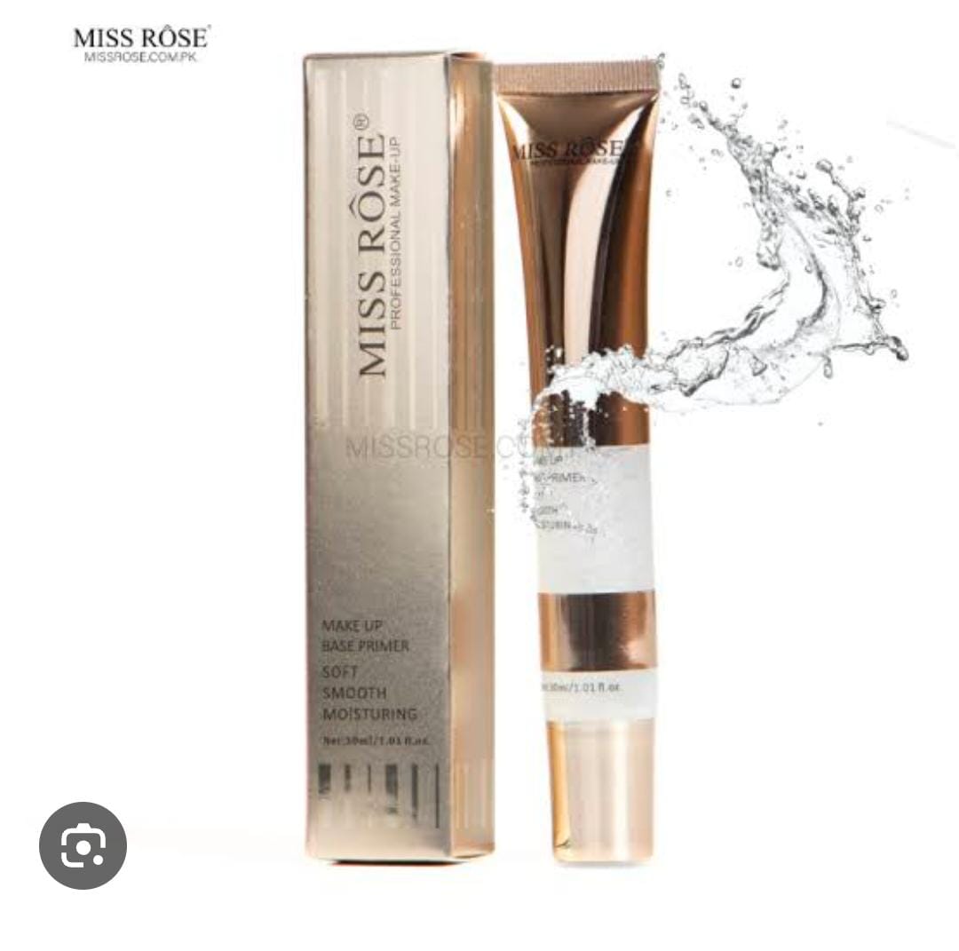 “MISS ROSE Original face primer bottle – long-lasting smooth makeup base”