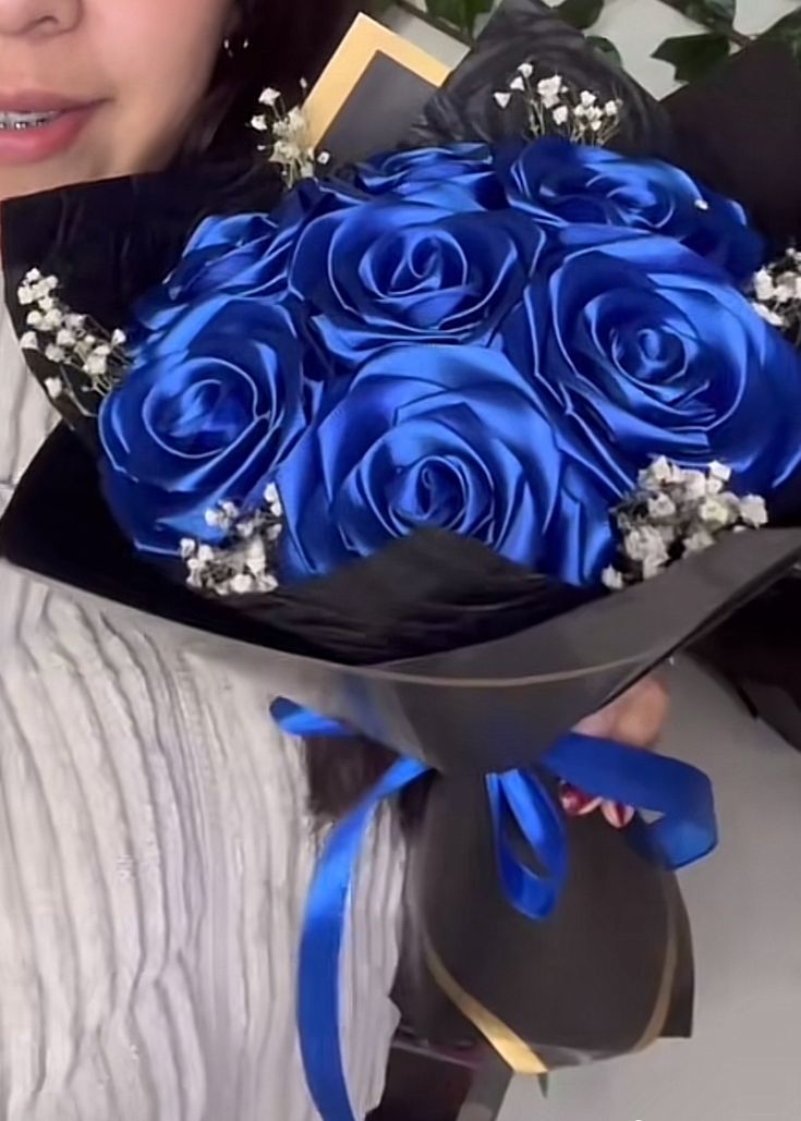 Royal Blue Rose Bouquet ✨💙