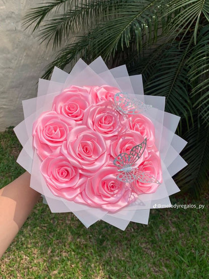 Pink Flower Bouquet – Soft, Sweet & Elegant 💖