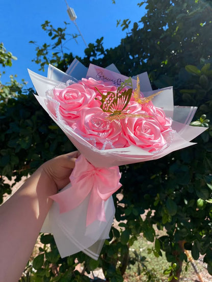 Pink Flower Bouquet – Soft, Sweet & Elegant 💖