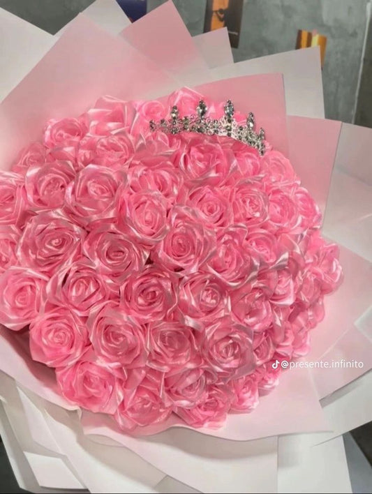 Luxury Pink Rose Bouquet 💖🌸 | Charming Elegance & Sweet Affection