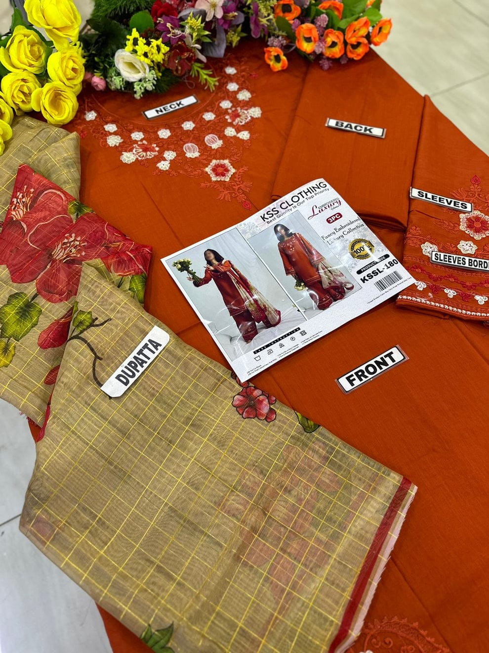 LAAM LAWN/DIAMOND DIGITAL ORGANZA