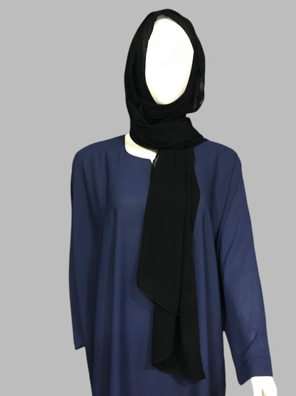 Black shaifon dupatta || jutt black color