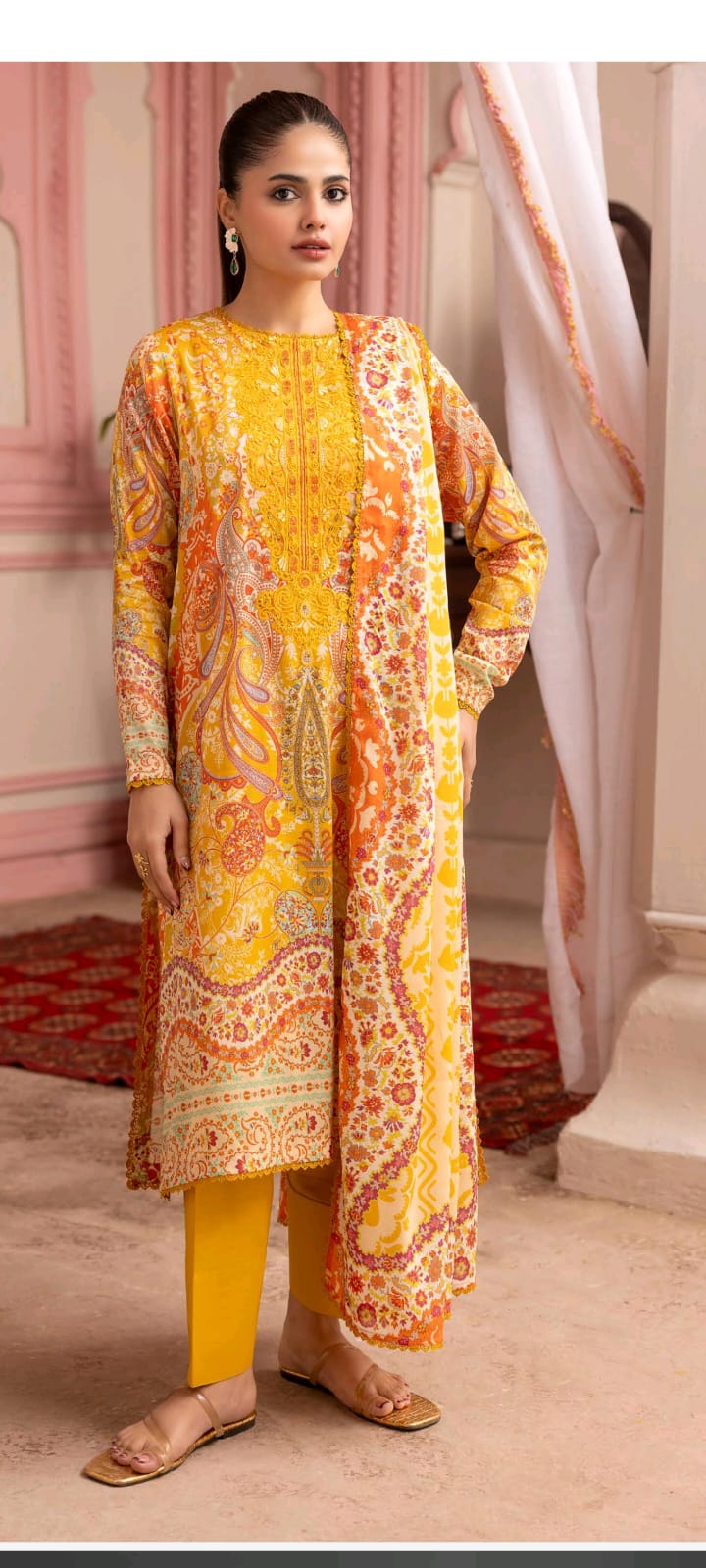 Jheel Premium 3-Piece Digital Printed Lawn Collection