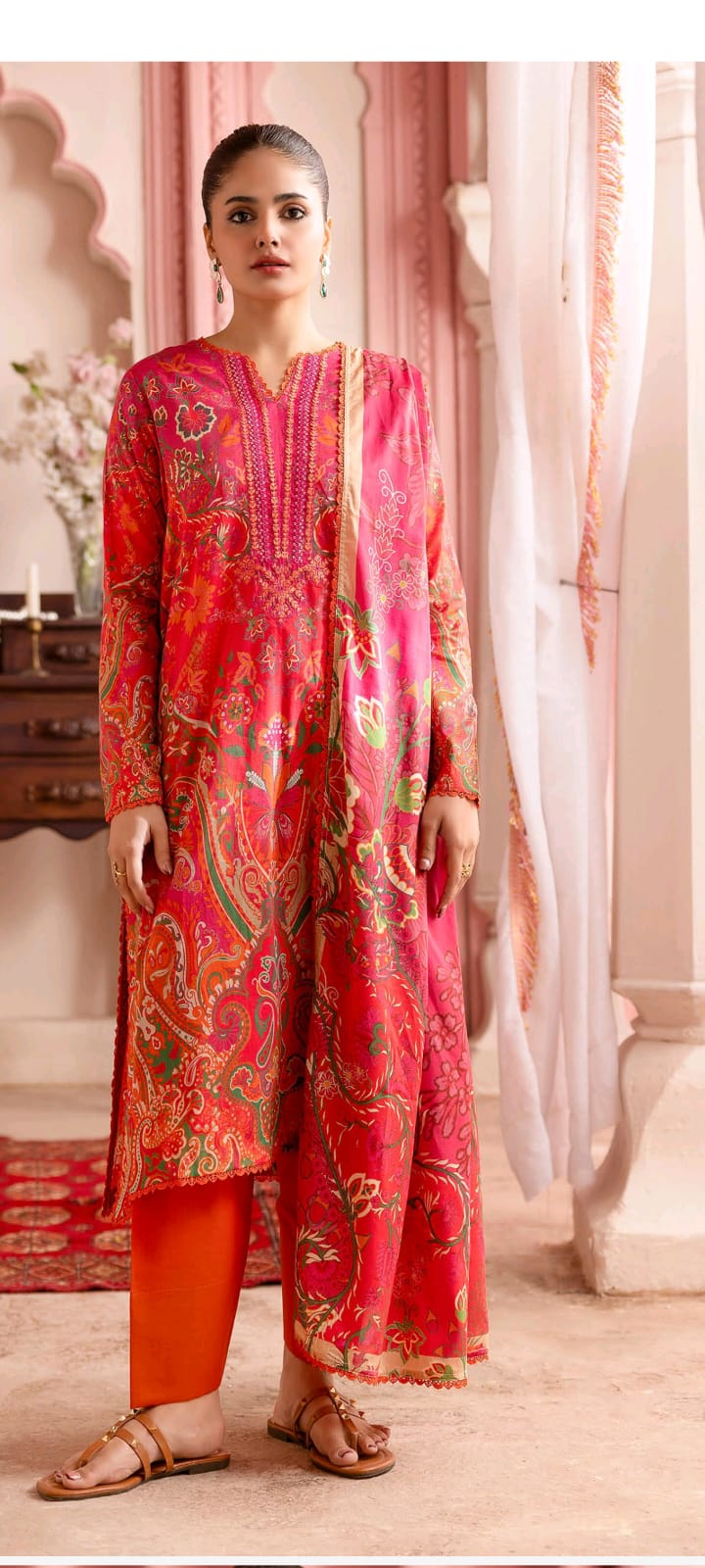 Jheel Premium 3-Piece Digital Printed Lawn Collection