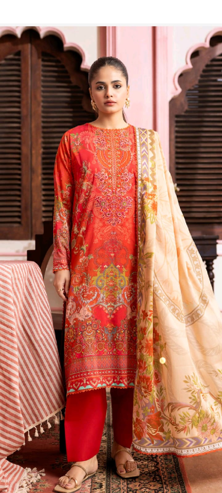 Jheel Premium 3-Piece Digital Printed Lawn Collection