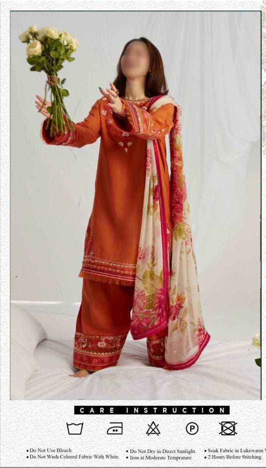 LAAM LAWN/DIAMOND DIGITAL ORGANZA