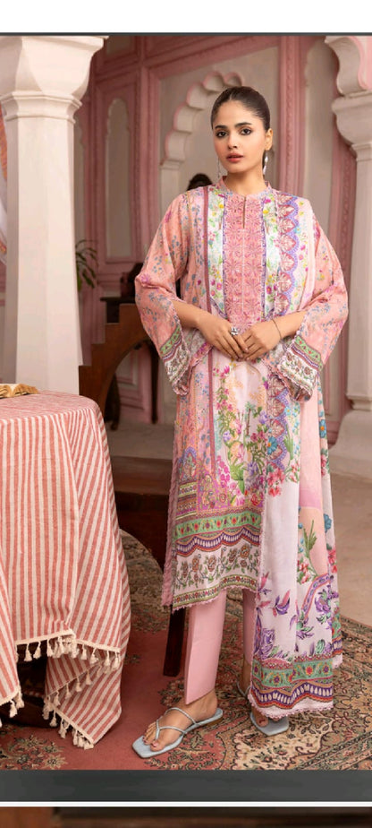 Jheel Premium 3-Piece Digital Printed Lawn Collection