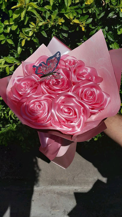 Pink Flower Bouquet – Soft, Sweet & Elegant 💖